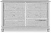 Antique Gray 6-Drawer Double Dresser - Hampton