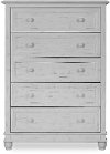 Antique Gray 5-Drawer Chest - Hampton-1