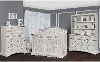 808-C Cloud Gray 5-in-1 Convertible Crib - Adora-1