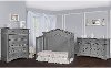 808-SGY Storm Gray 5-in-1 Convertible Crib - Adora