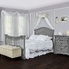 808-SGY Storm Gray 5-in-1 Convertible Crib - Adora-2