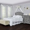 808-SGY Storm Gray 5-in-1 Convertible Crib - Adora-5