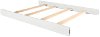 Brush White Convertible Crib Wooden Full Size Rails - Evolur