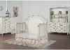 847-C Cloud White Convertible Crib Toddler Rail - Julienne