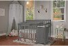 Gray 4-in-1 Mini Convertible Crib and Changer - Jayden-2