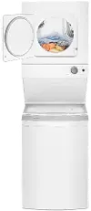 WET4024HW Whirlpool Stacked Laundry Pair - White