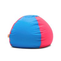 1175283 Blue and Rose Spandex Bean Bag Chair - Kushi-2