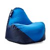 1180266 Two-Tone Blue Smartmax & Spandex Bean Bag Chair - Warp-2