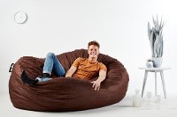 0001656 Lenox Cocoa Brown Lounger - XXL Fuf
