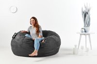 0005655 Lenox Black Lounger - King Fuf