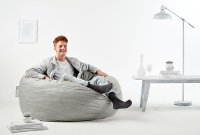 0005658 Lenox Fog Gray Lounger - King Fuf