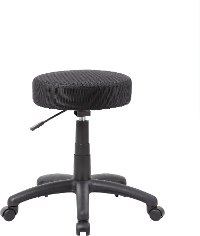 Small Black Adjustable Stool-5