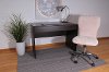 Comfortable Cream Fur Office Chair -6
