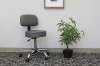 Adjustable Gray Medical Stool with Back -7