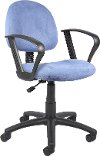 Deluxe Blue Office Chair for Posture