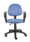 Deluxe Blue Office Chair for Posture-2