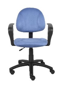 Deluxe Blue Office Chair for Posture-2
