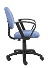 Deluxe Blue Office Chair for Posture-3