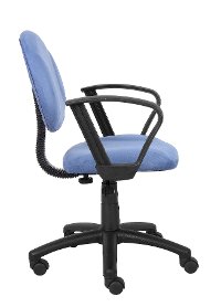 Deluxe Blue Office Chair for Posture-3