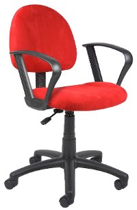 Deluxe Red Office Chair for Posture-4