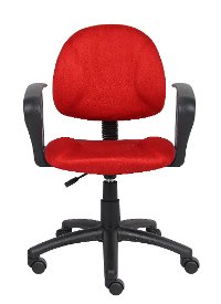 Deluxe Red Office Chair for Posture-5