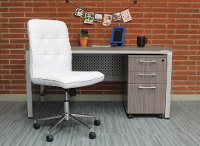 White Ergonomic Office Chair-2