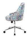 Purple and Blue Paisley Office Chair-5