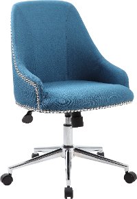 Peacock Blue Office Chair