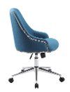 Peacock Blue Office Chair-2
