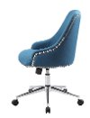 Peacock Blue Office Chair-4