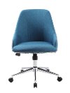 Peacock Blue Office Chair-5