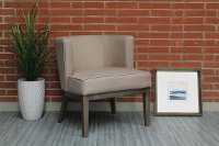 Beige Oversized Accent Chair-2