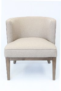 Beige Oversized Accent Chair-3