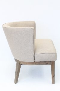 Beige Oversized Accent Chair-4