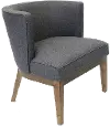Slate Gray Oversized Accent Chair