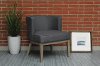 Slate Gray Oversized Accent Chair-2