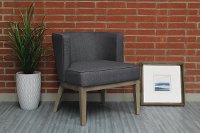 Slate Gray Oversized Accent Chair-2