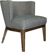 Gray Oversized Accent Chair