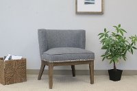 Gray Oversized Accent Chair-2