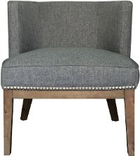 Gray Oversized Accent Chair-3