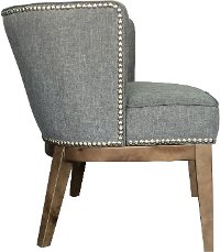 Gray Oversized Accent Chair-4