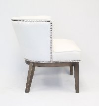 White Oversized Accent Chair