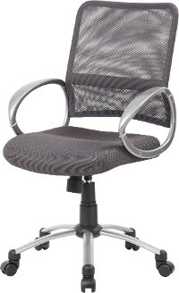 Adjustable Gray Breathable Office Chair