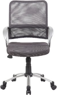 Adjustable Gray Breathable Office Chair-2