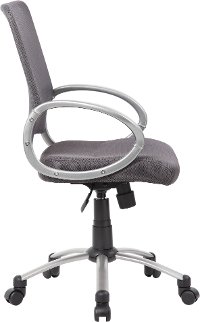 Adjustable Gray Breathable Office Chair-3