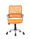 Adjustable Orange Breathable Office Chair -5
