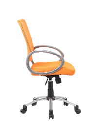 Adjustable Orange Breathable Office Chair-4