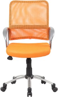 Adjustable Orange Breathable Office Chair-5