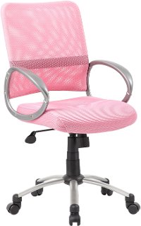 Adjustable Pink Breathable Office Chair