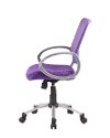 Adjustable Purple Breathable Office Chair -2